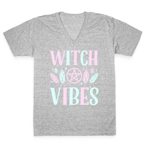 Witch Vibes V-Neck Tee Shirt
