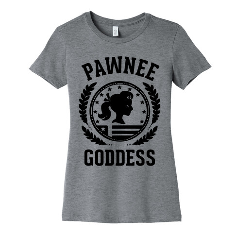 Pawnee Goddess (Black) Womens T-Shirt