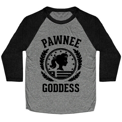 Pawnee Goddess (Black) Baseball Tee