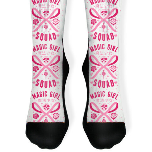 Magic Girl Squad Pink Sock