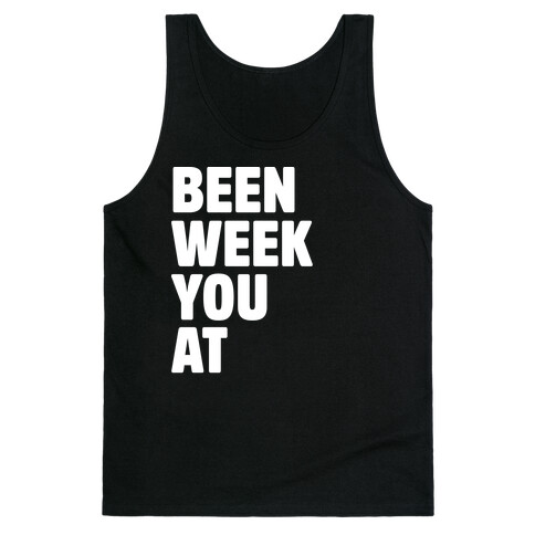 One Week Pair 2 White Print Tank Top