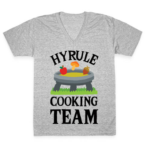 Hyrule Cooking Team V-Neck Tee Shirt