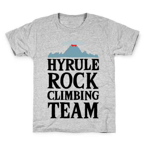 Hyrule Rock Climbing Team Kids T-Shirt