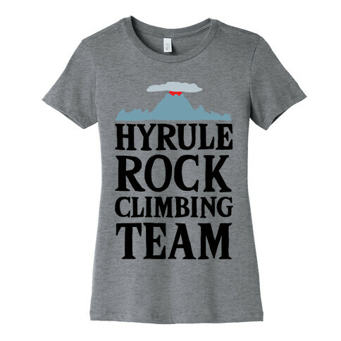 Hyrule Rock Climbing Team Womens T-Shirt