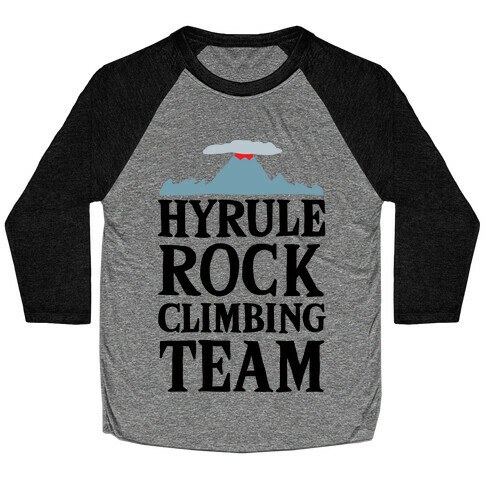 Hyrule Rock Climbing Team Baseball Tee