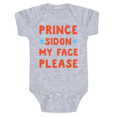 Prince Sidon My Face Please Parody Baby One-Piece