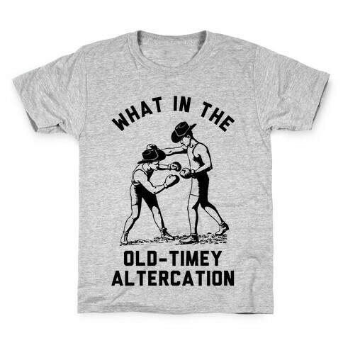 Old-Timey Altercation Kids T-Shirt