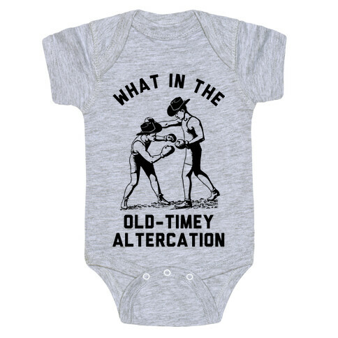 Old-Timey Altercation Baby One-Piece