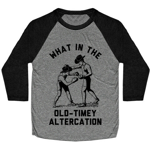 Old-Timey Altercation Baseball Tee