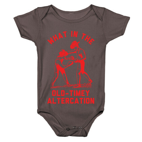 Old-Timey Altercation Baby One-Piece