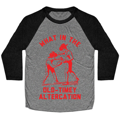 Old-Timey Altercation Baseball Tee