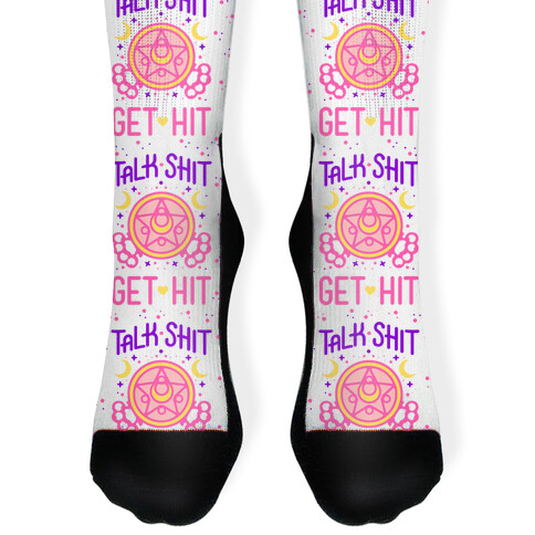 Talk Shit Get Hit Sailor Moon Sock