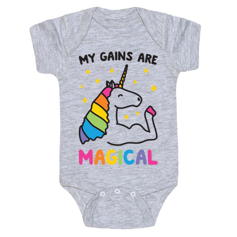 My Gains Are Magical Baby One-Piece