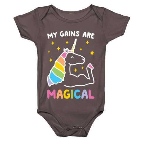 My Gains Are Magical Baby One-Piece