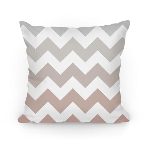 Chevron Pillow (Grayscale) Pillow