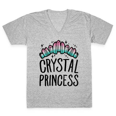 Crystal Princess  V-Neck Tee Shirt