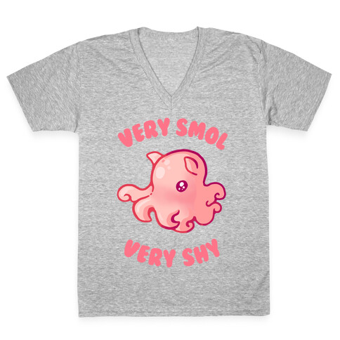 Very Smol Very Shy V-Neck Tee Shirt