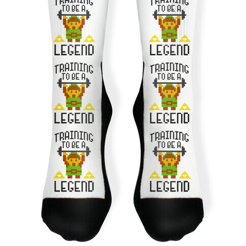 Training To Be A Legend Sock