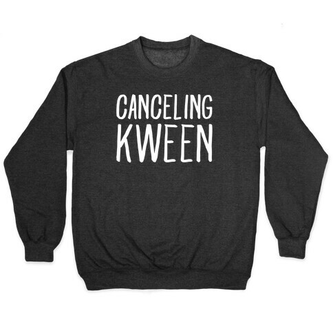 Canceling Kween White Print  Pullover