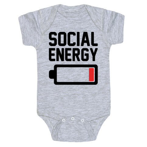 Social Energy Low Baby One-Piece