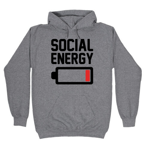 Social Energy Low Hooded Sweatshirt