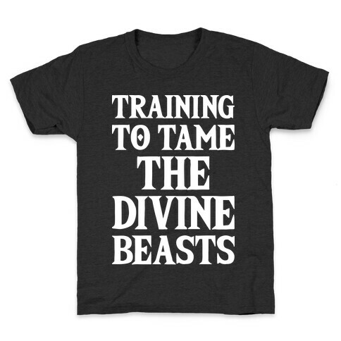 Training To Tame The Divine Beasts Kids T-Shirt