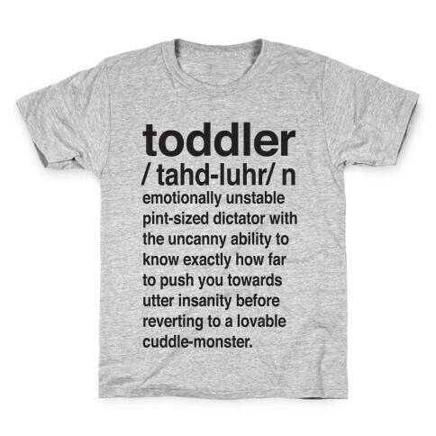 Toddler Definition Kids T-Shirt