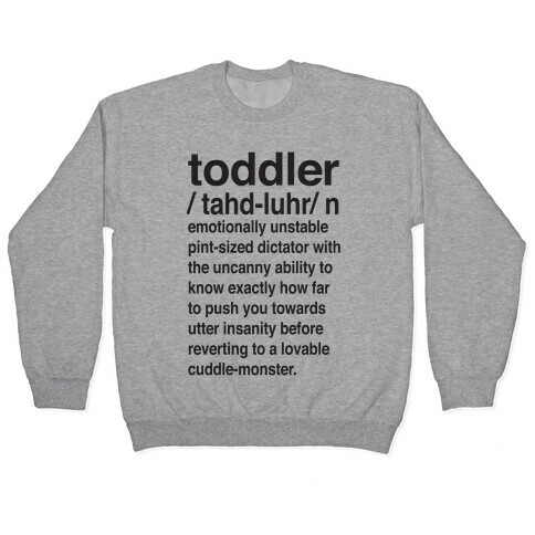 Toddler Definition Pullover