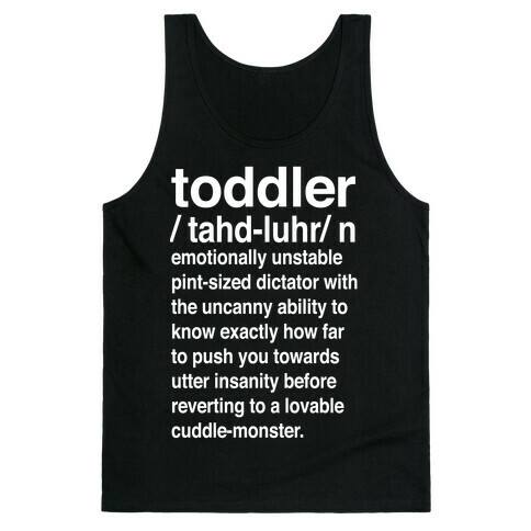 Toddler Definition Tank Top