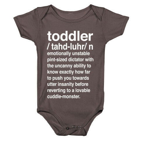 Toddler Definition Baby One-Piece
