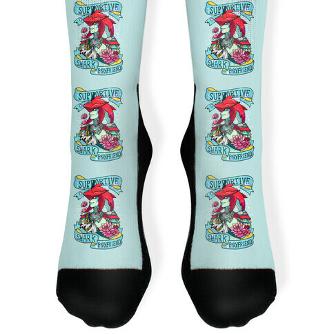 Prince Sidon: Supportive Shark Boyfriend Sock