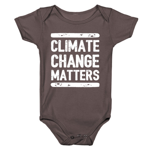 Climate Change Matters Baby One-Piece