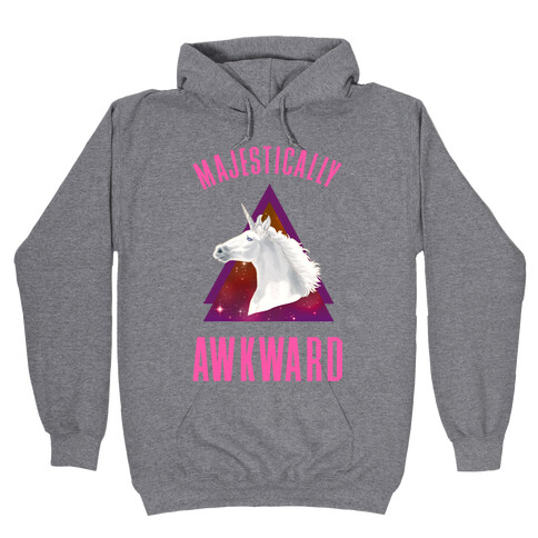 Majestically Awkward Unicorn Hooded Sweatshirt