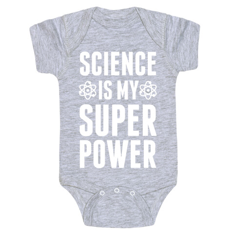 Science Is My Superpower Baby One-Piece