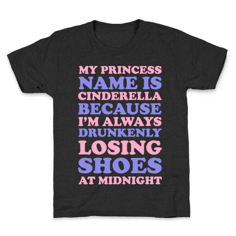 My Princess Name Is Cinderella Kids T-Shirt