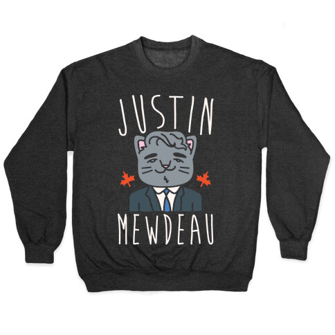 Justin Mewdeau White Print Pullover