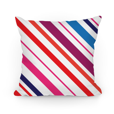 Colorful Striped Pillow Pillow