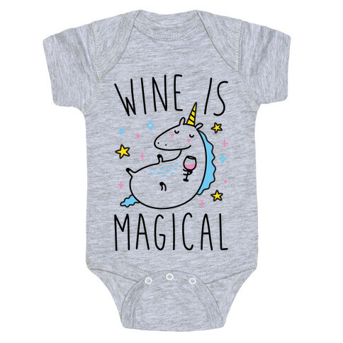 Wine Is Magical Baby One-Piece