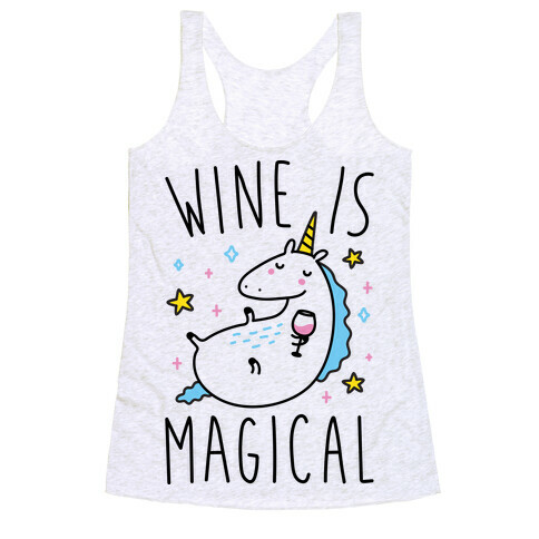 Wine Is Magical Racerback Tank Top