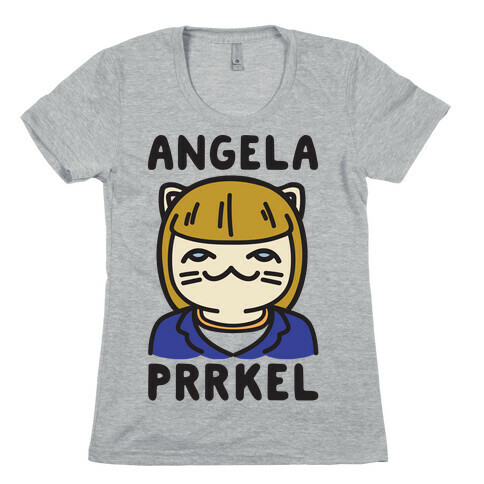 Angela Prrkel Parody Womens T-Shirt