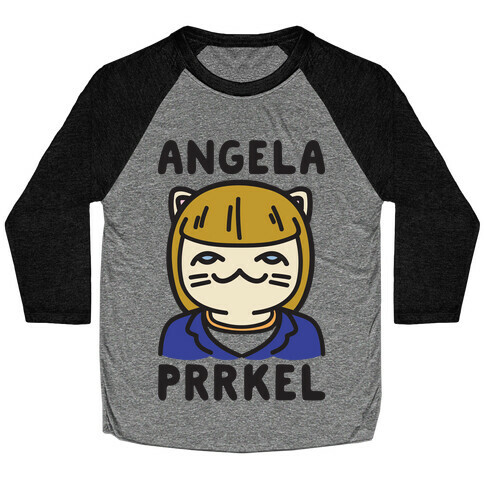 Angela Prrkel Parody Baseball Tee