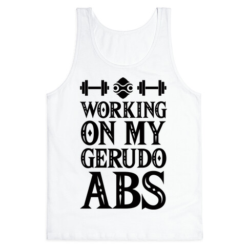 Working On My Gerudo Abs Tank Top