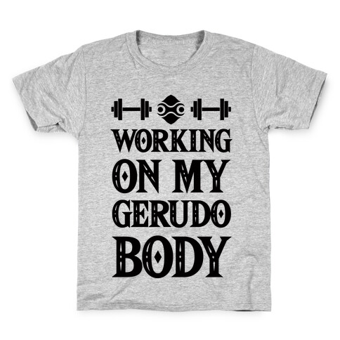 Working On My Gerudo Body Kids T-Shirt