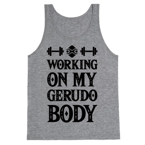 Working On My Gerudo Body Tank Top