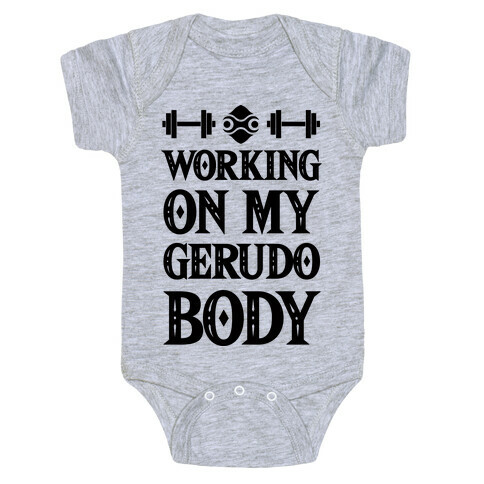 Working On My Gerudo Body Baby One-Piece