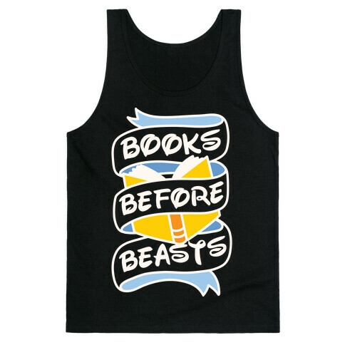 Books Before Beasts Tank Top