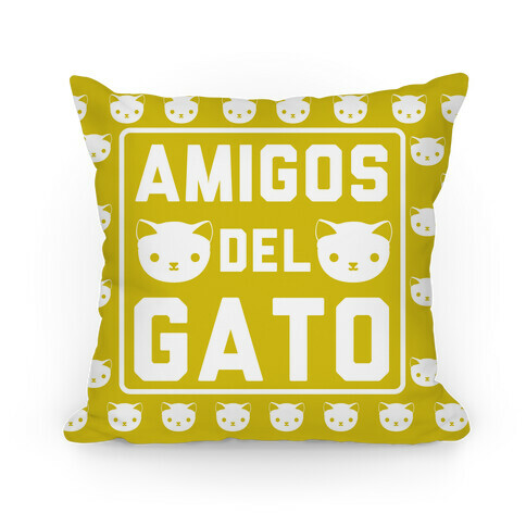 Amigos Del Gato Pillow