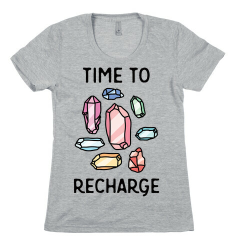 Time To Recharge Womens T-Shirt