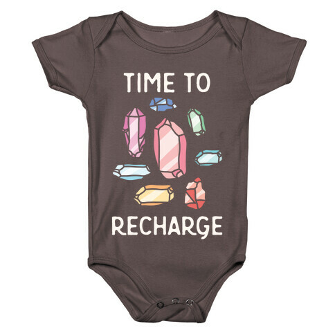 Time To Recharge Baby One-Piece