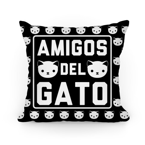 Amigos Del Gato Pillow